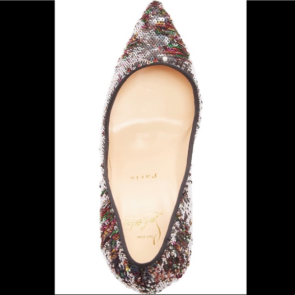 Christian Louboutin Sequin Pigalle Follies 100 - Picture 5 of 6